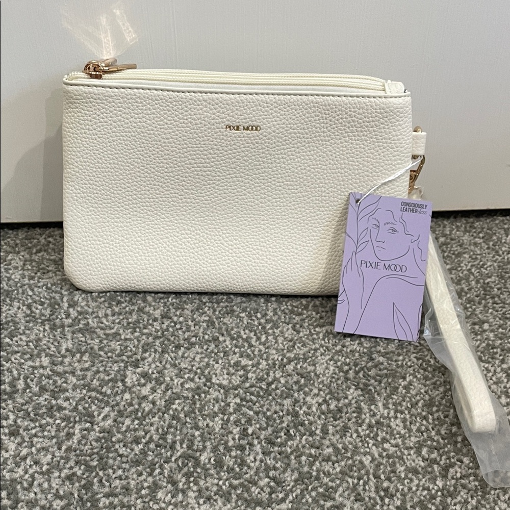 Pixie Mood Paris Double Zip Cream Pouch